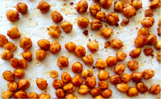 Barbecue Roasted Chickpeas