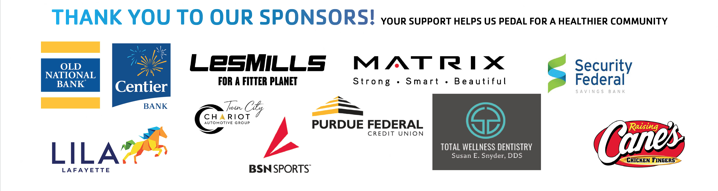pedal for a purpose 2026 sponsors